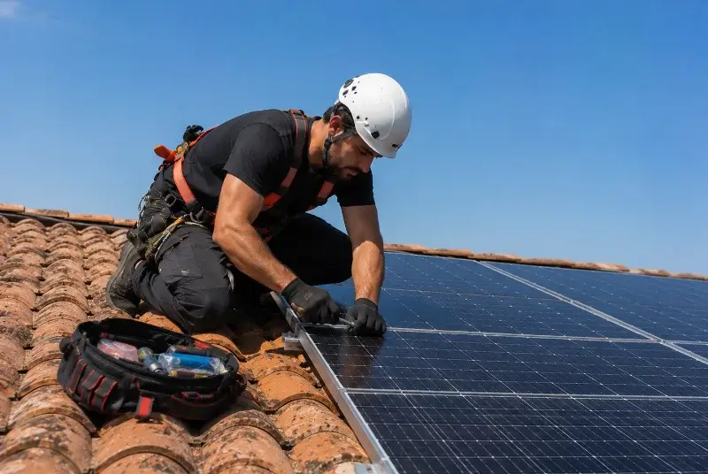 Maintenance et monitoring de panneaux solaires à Varennes-sur-Loire
